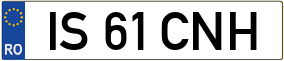 Truck License Plate